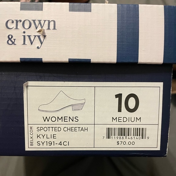 Crown & Ivy Spotted Mules - Picture 2 of 5